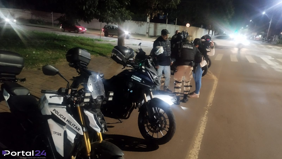 Operação de trânsito da PM resulta em 82 autuações e apreensão de veículos em Cascavel