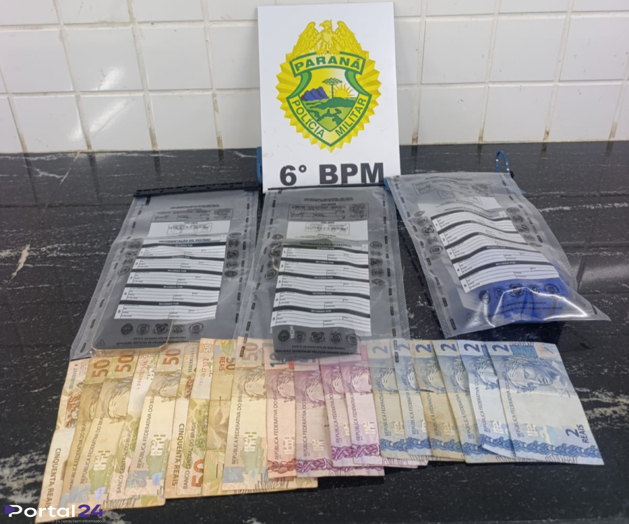 Jovem é preso por tráfico de drogas após denúncia no Bairro 14 de Novembro, em Cascavel