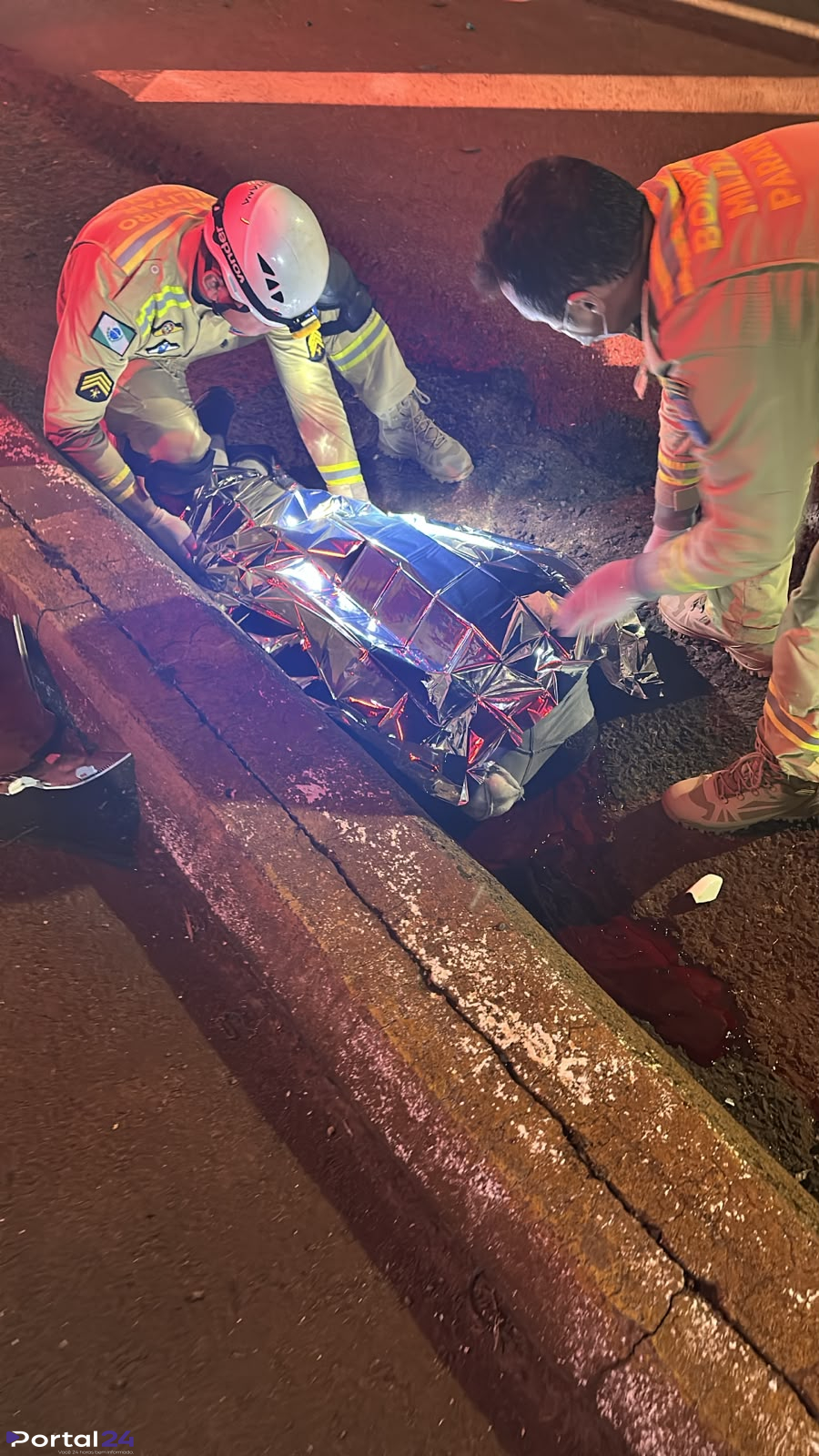 Pedestre morre após ser atropelado por veículo paraguaio na BR-277, Santa Terezinha de Itaipu