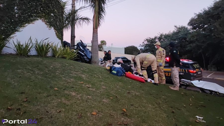 Motociclista tenta fugir da PRF, mas é abordado com mercadorias avaliadas em mais de US$ 20 mil em Cascavel