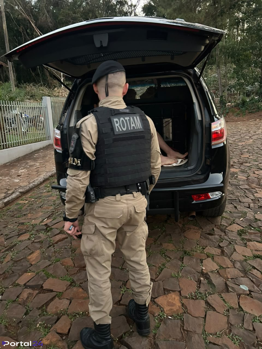 Homem condenado por roubo é preso pela ROTAM em Capitão Leônidas Marques