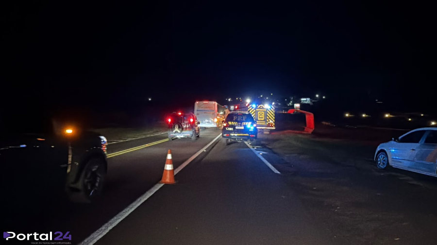 Motociclista morre após grave colisão entre motos na BR-277, em Cascavel
