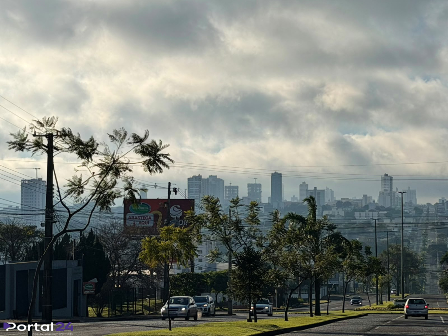 Frio marca o domingo com tempo firme e possibilidade de geada em Cascavel