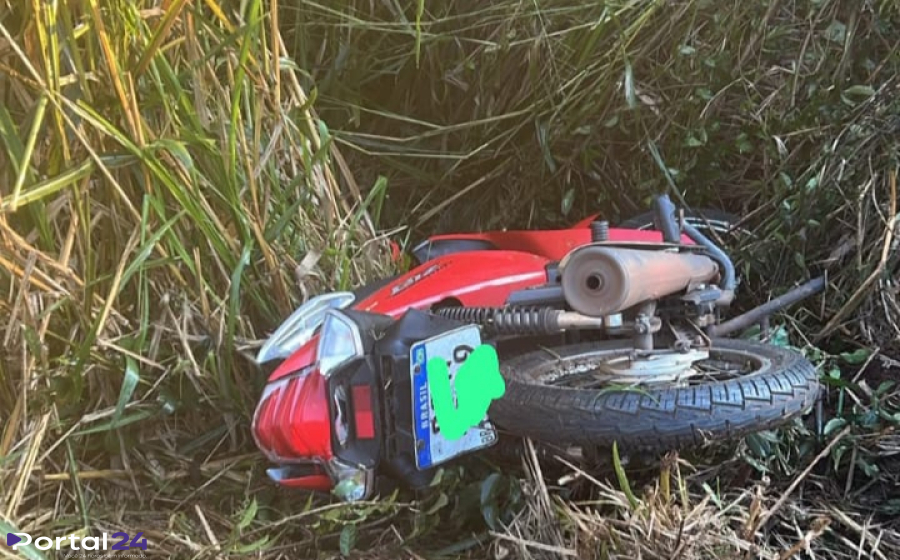 Motociclista fica ferido após colisão traseira na PR-317, entre Bragantina e Toledo