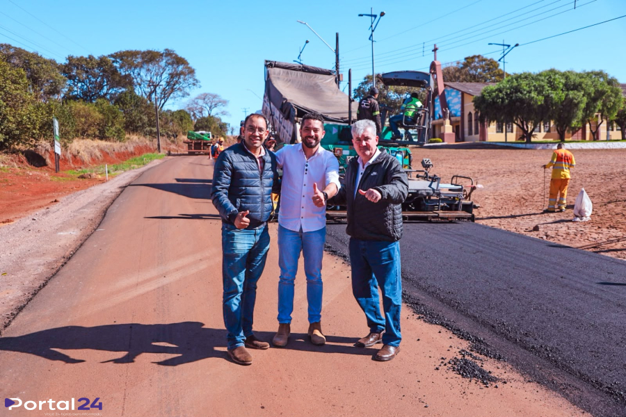 Prefeitura avança com obras em estradas rurais no interior de Cascavel