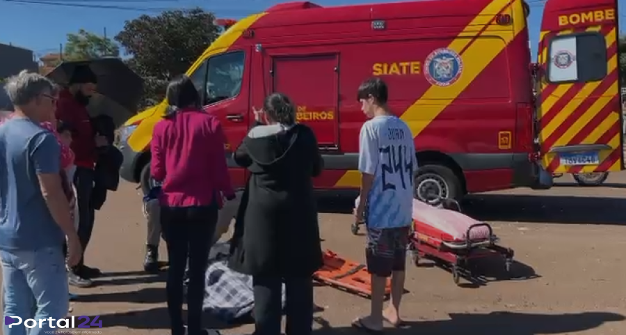 Jovem fica ferida após colisão entre patinete elétrico e carro no Bairro Belmonte