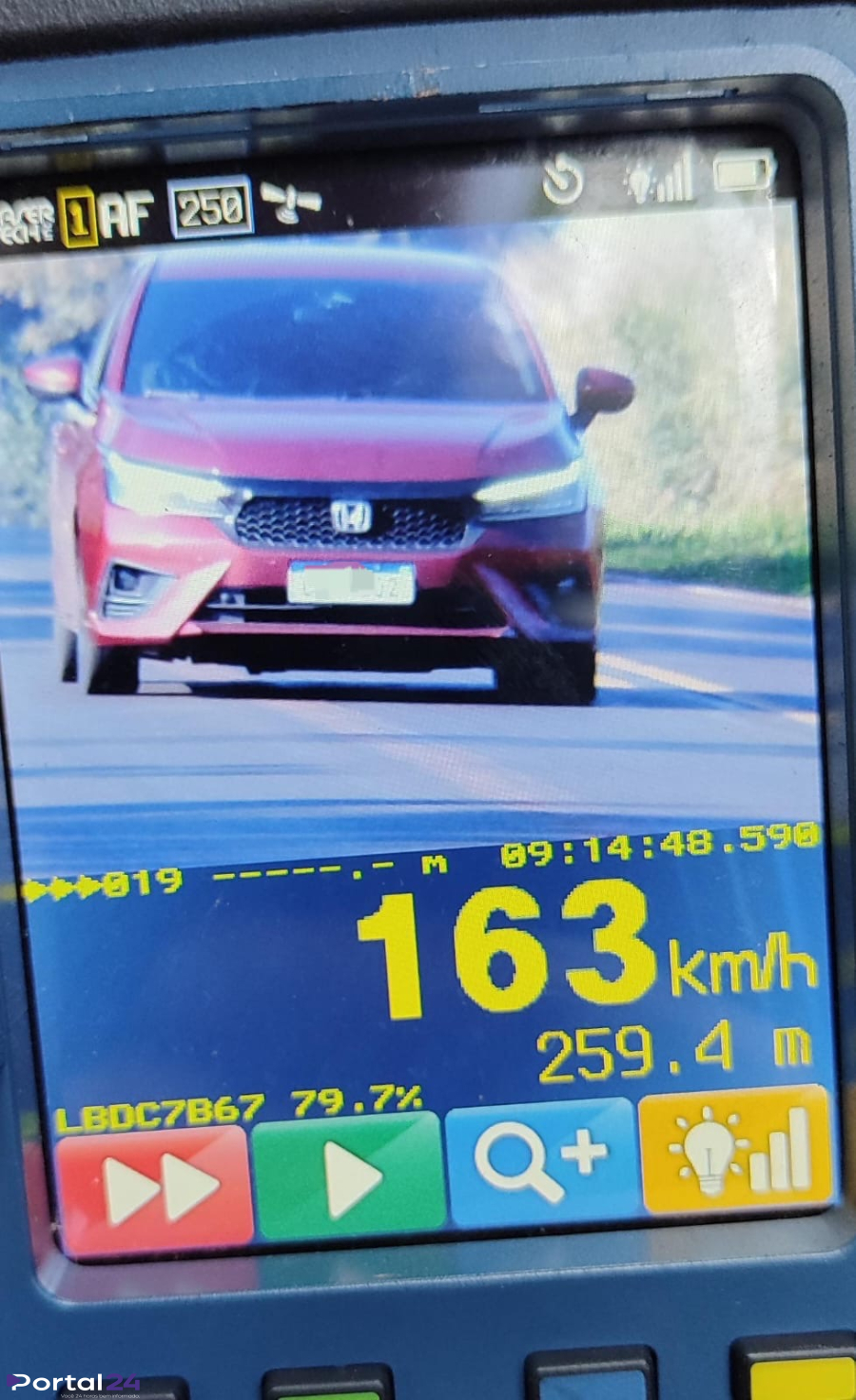 Mais de 1.600 motoristas são flagrados em alta velocidade nas rodovias do Oeste do Paraná