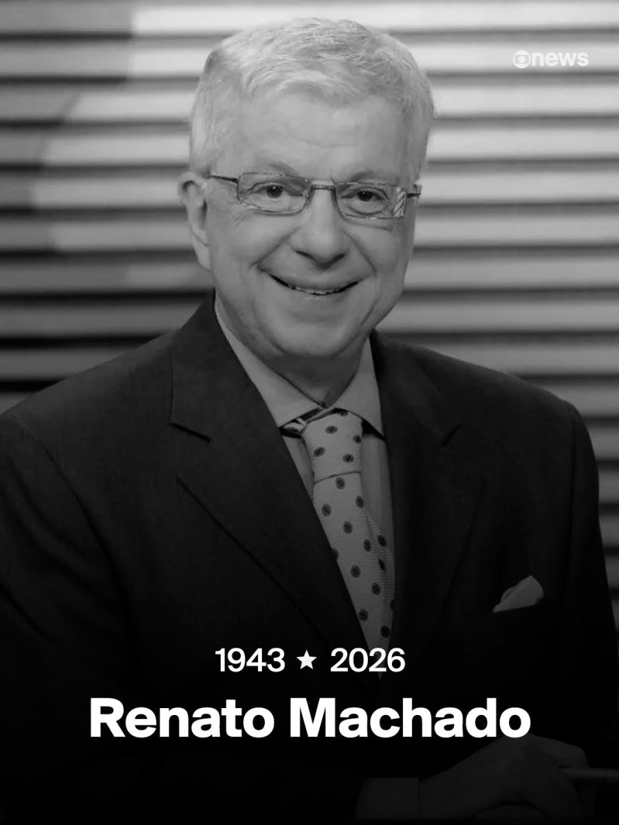 Morre aos 83 anos o jornalista Renato Machado, um dos grandes nomes do telejornalismo