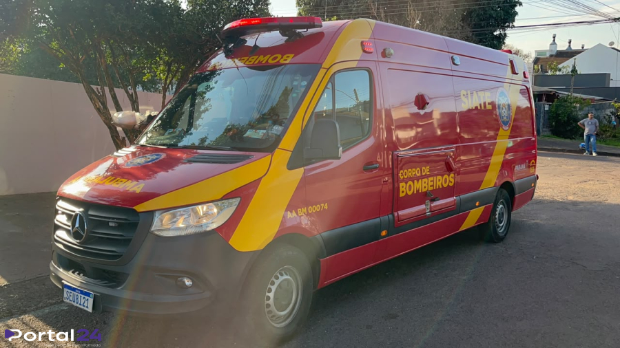 Acidente entre carro e motocicleta mobiliza equipes de socorro no Bairro São Cristóvão