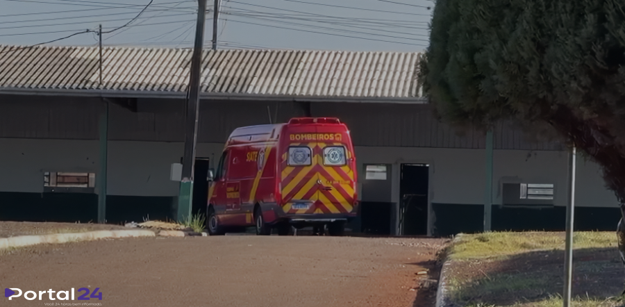 Trabalhador fica ferido após ser atingido por estrutura no Parque de Exposições de Cascavel