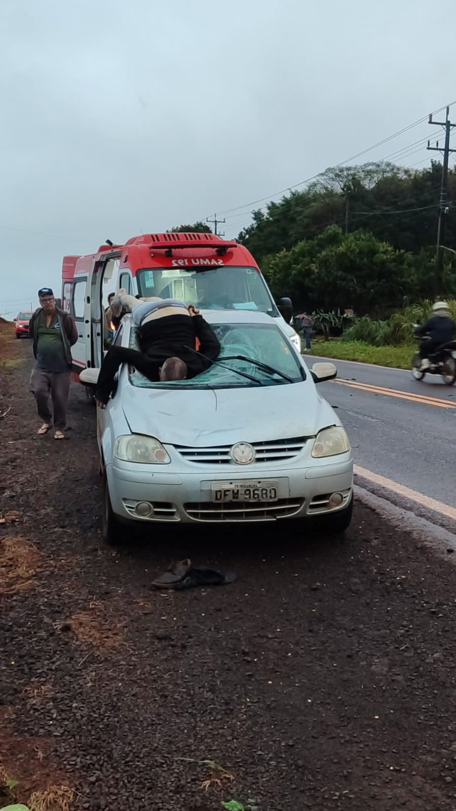 Homem morre atropelado na PR-495 em Missal