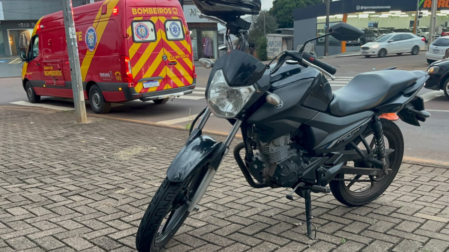 Motociclista fica ferida em acidente no São Cristóvão