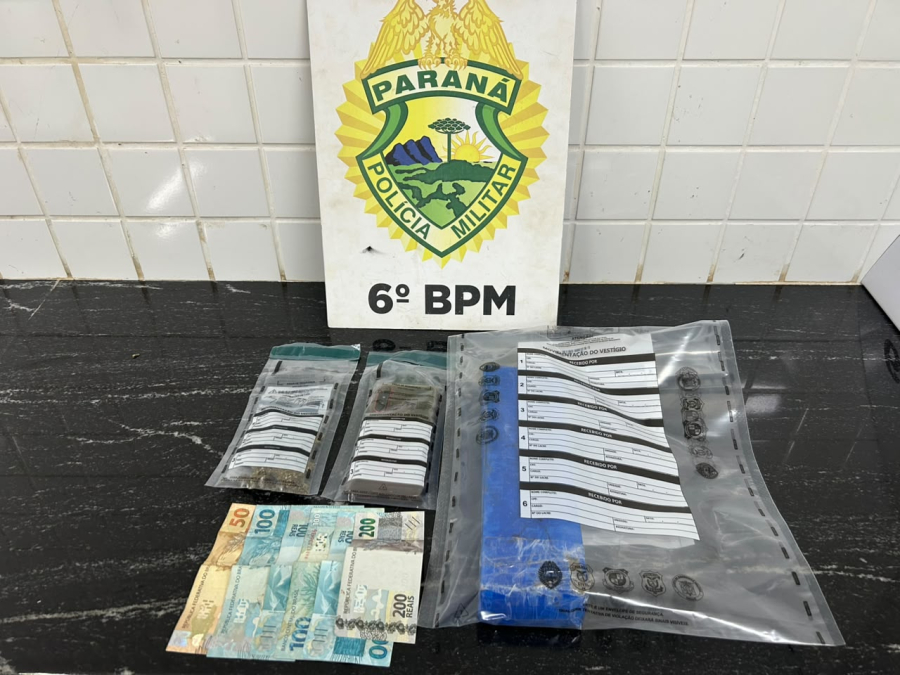 ROTAM prende dois suspeitos e apreende quase 900 gramas de maconha em Boa Vista da Aparecida