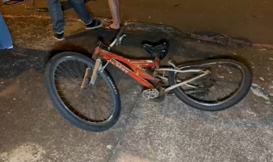 Bicicleta sem freio deixa ciclista ferido no Santa Felicidade