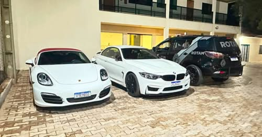 BMW e Porsche são recolhidos após exibições perigosas em avenida de Umuarama