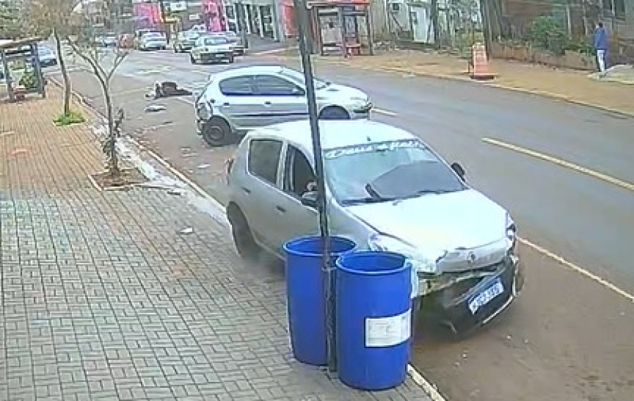 Veja por outro ângulo atropelamento de idoso no Floresta
