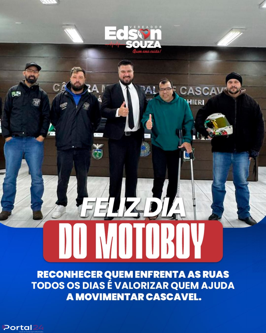 Dia do Motoboy destaca a importância dos profissionais que movimentam Cascavel todos os dias