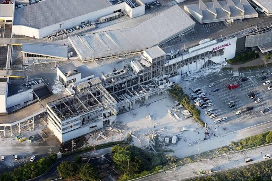 Forte terremoto no Japão provoca destruição, alerta de tsunami e explosão em shopping