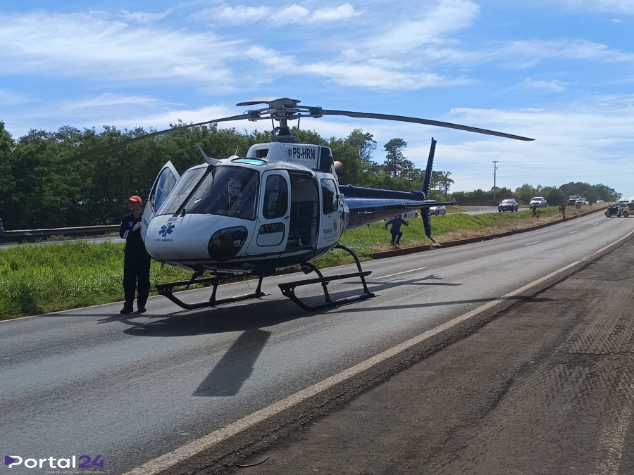 Capotamento na BR-376 entre Iguatemi e Maringá deixa dois trabalhadores feridos