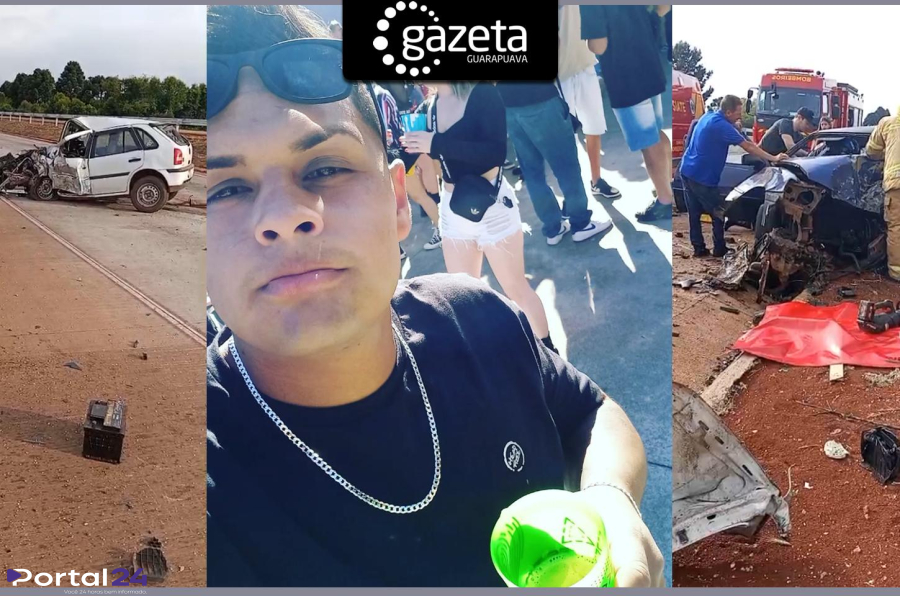 COLISÃO FRONTAL NA PR-466 DEIXA DOIS MORTOS EM GUARAPUAVA