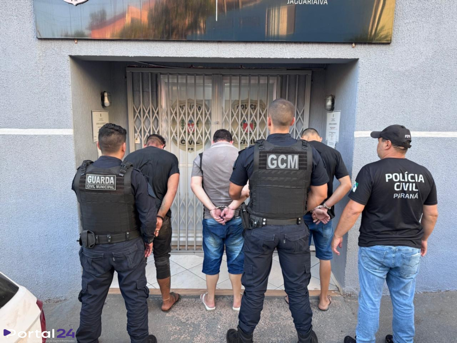 PCPR deflagra operação Contra Fluxo e prende quatro pessoas por tráfico de drogas em Jaguariaíva