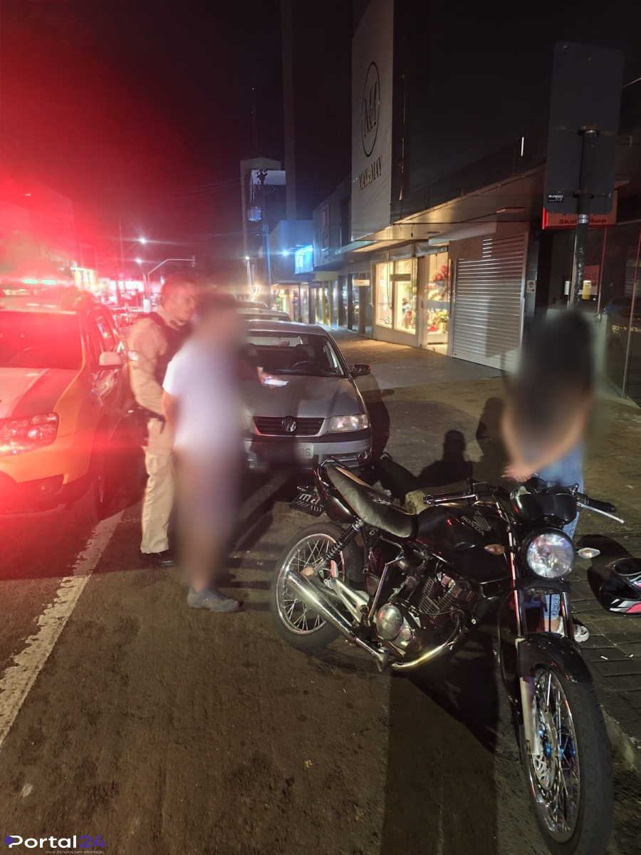 Polícia Militar recupera motocicleta furtada e apreende menor em Cascavel