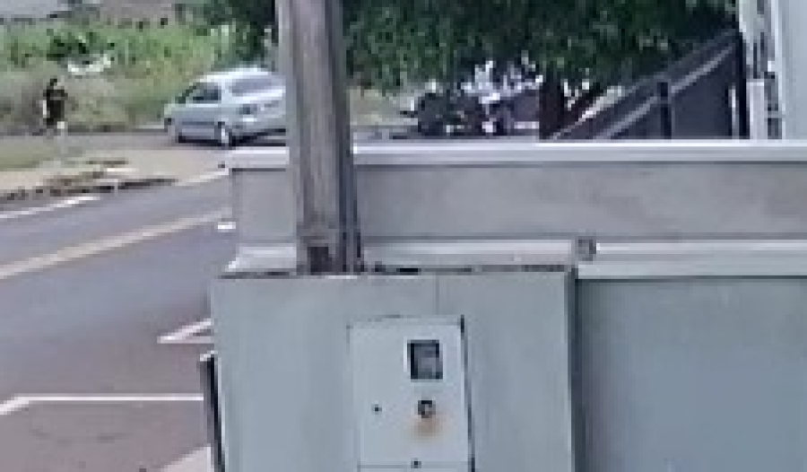 Vídeo mostra acidente no  bairro Santa Cruz