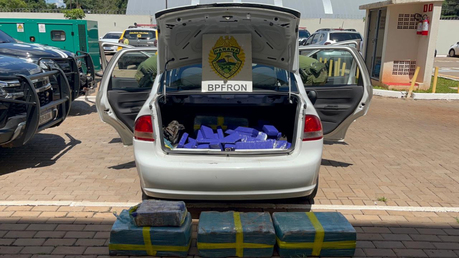 BPFron apreende 175kg de maconha em Cascavel