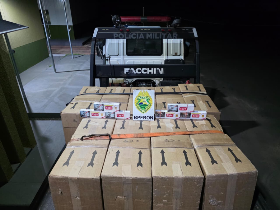 BPFron aprende contrabando em dois ônibus na PR-323