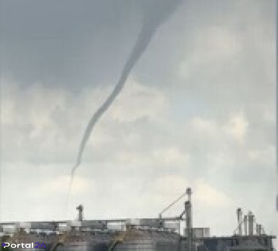Moradores confundem nuvem funil com tornado e ficam em pânico em Ponta Grossa