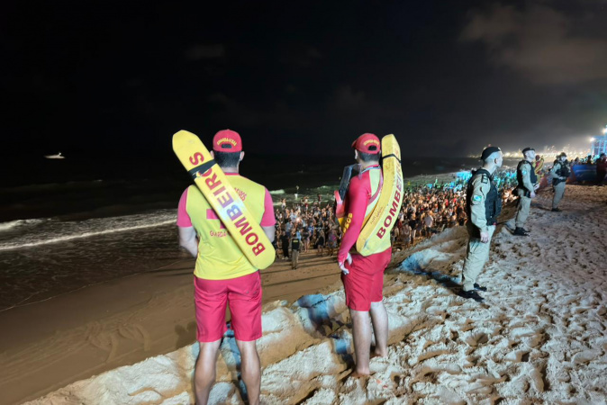 Bombeiros reforçam atuação em shows com motos aquáticas e drone com câmera térmica