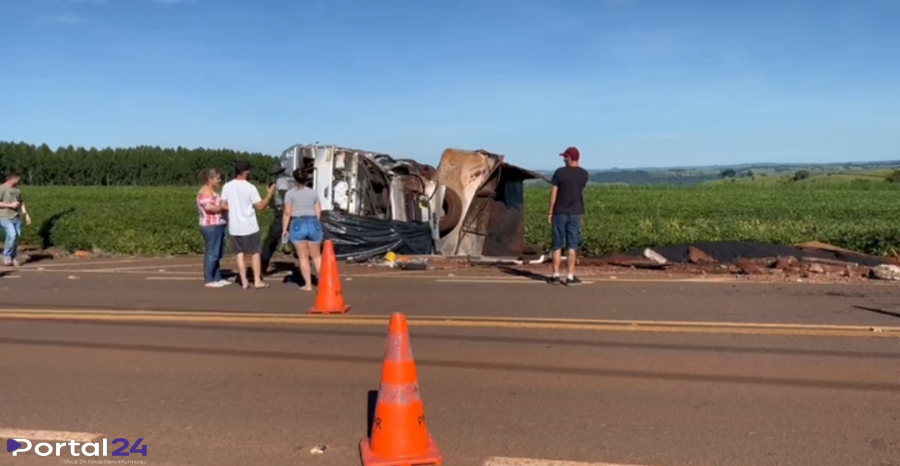 Homem morto em acidente na PR-180 no distrito de Juvinópolis é identificado