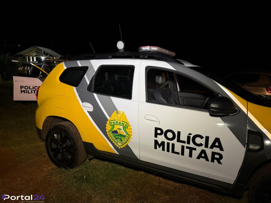 Criminosos atiram contra policiais durante roubo em residência rural em Paiçandu 