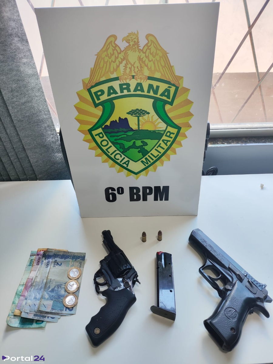 Suspeito de homicídio é preso com armas de fogo na zona rural de Diamante do Sul