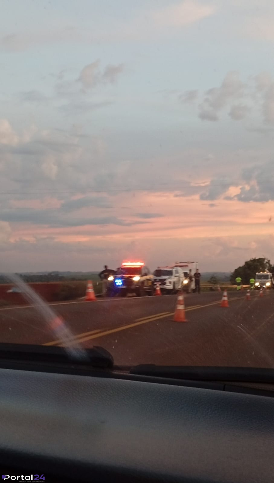Acidente com vítima fatal é registrado na BR-369, entre Ouro Verde e Piquirivaí, distrito de Corbélia