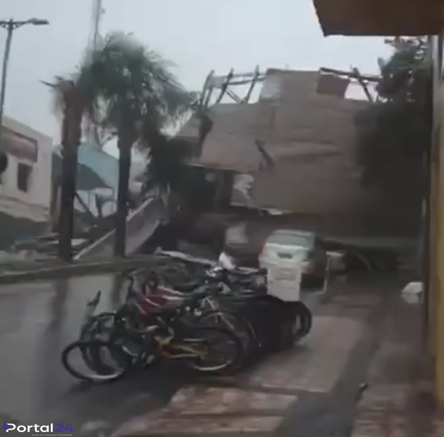Temporal provoca estragos no Norte do Estado e danifica mais de 500 casas em Palmeira das Missões