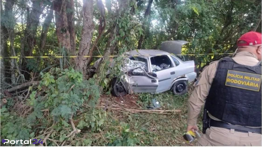 Tragédia na PR-218: acidente mata três jovens de Ventania em Carlópolis