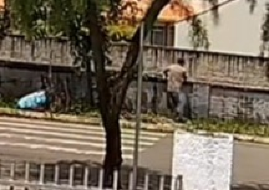 Vídeo mostra homem pulando muro de convento antes de matar freira