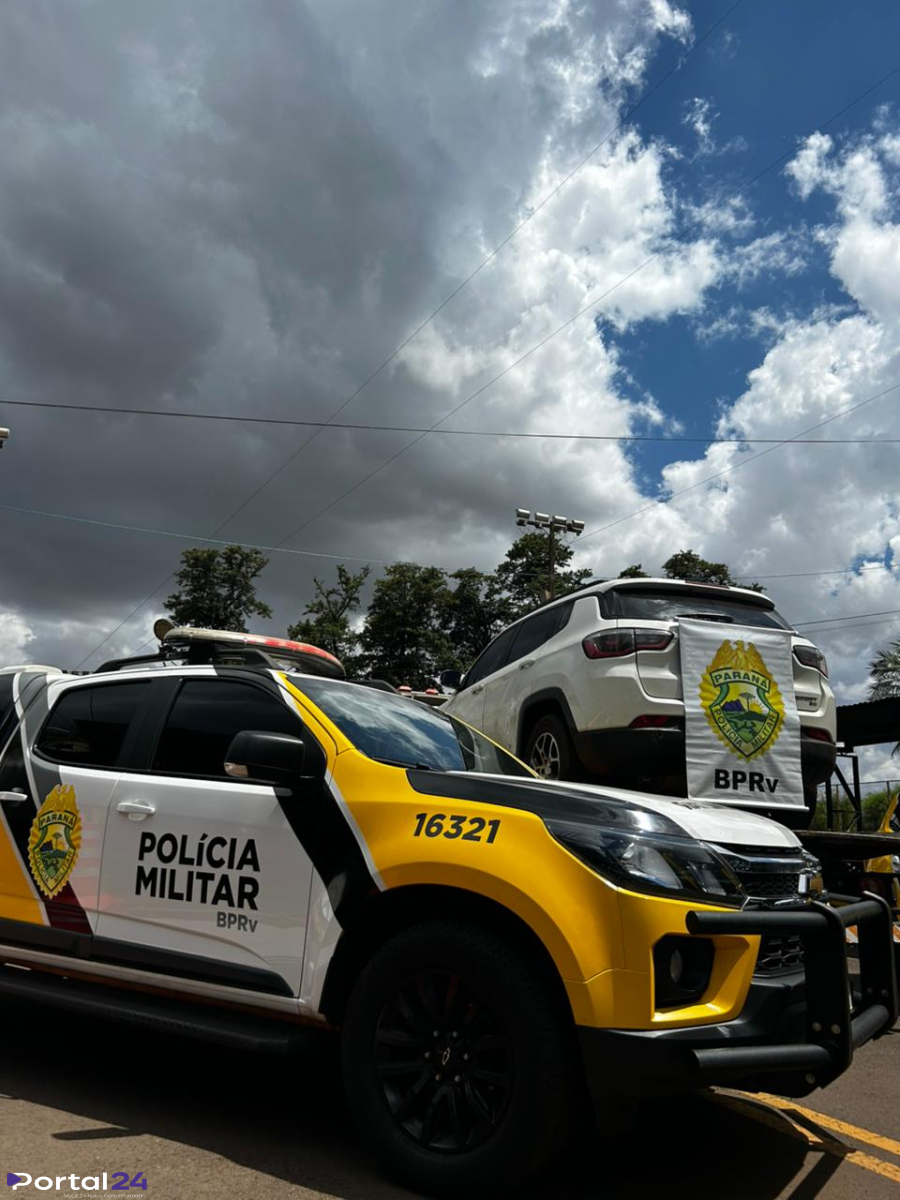 BPRv prende jovem, apreende dois menores e recupera Jeep Compass roubado em Maringá