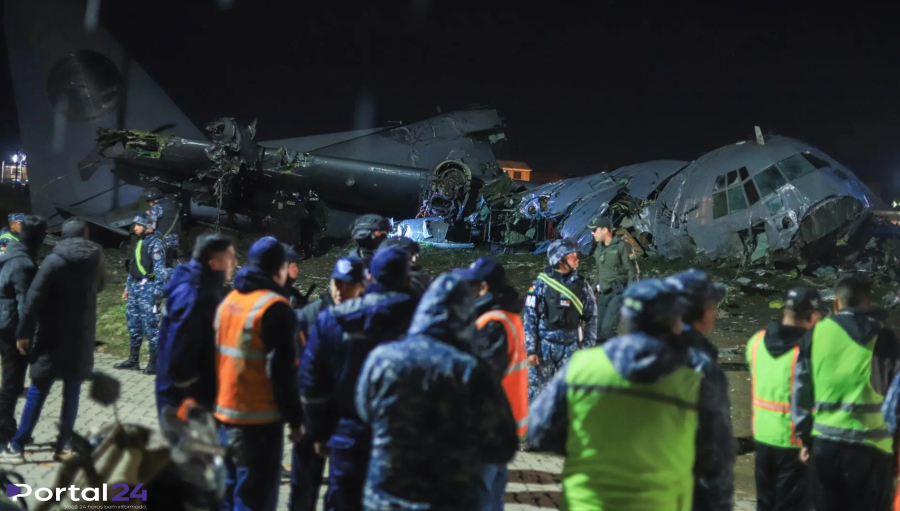 Tragédia na Bolívia: Avião militar cai próximo a aeroporto e deixa ao menos 15 mortos