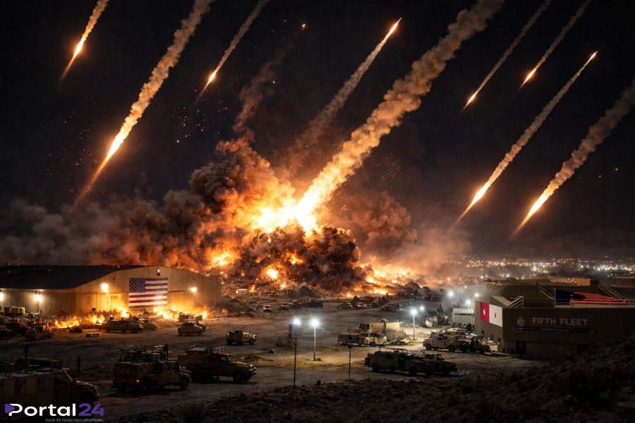 Irã ataca bases militares dos Estados Unidos após ofensiva conjunta com Israel