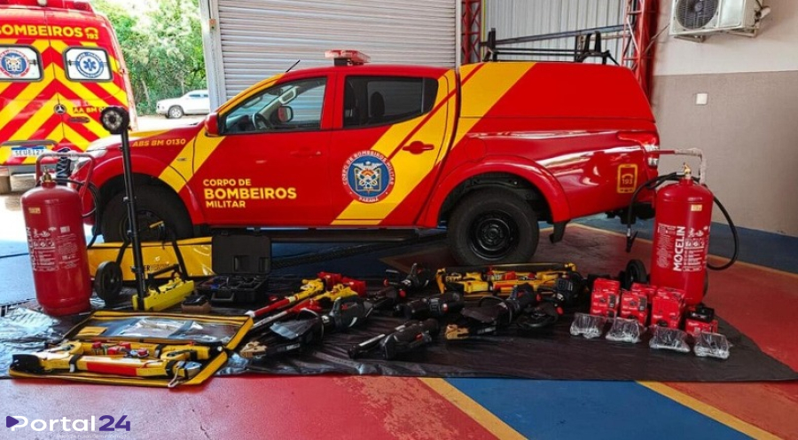 Corpo de Bombeiros recebe novos equipamentos em Toledo