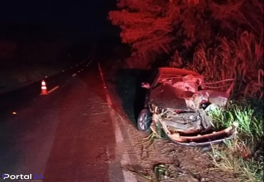 Acidente na PR-496 deixa dois homens em estado grave em Terra Roxa