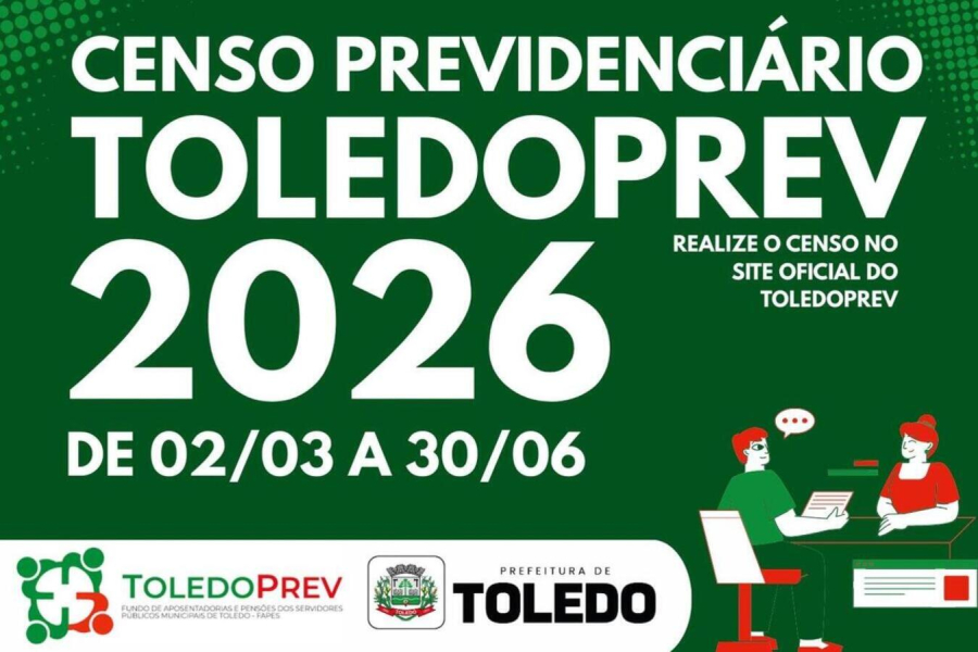 Servidores municipais têm até 30 de junho para se recadastrar no ToledoPrev