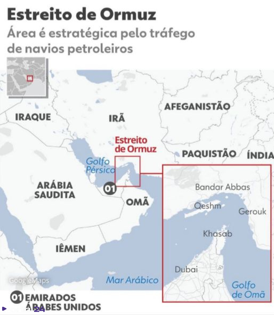 Irã fecha Estreito de Ormuz e ameaça incendiar navios em meio à ofensiva dos EUA