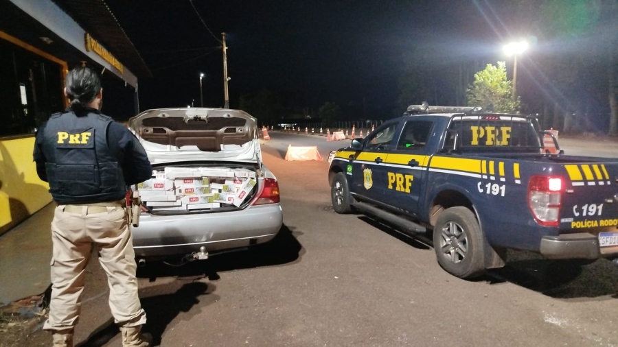 PRF apreende cerca de 5 mil maços de cigarros contrabandeados na BR-369