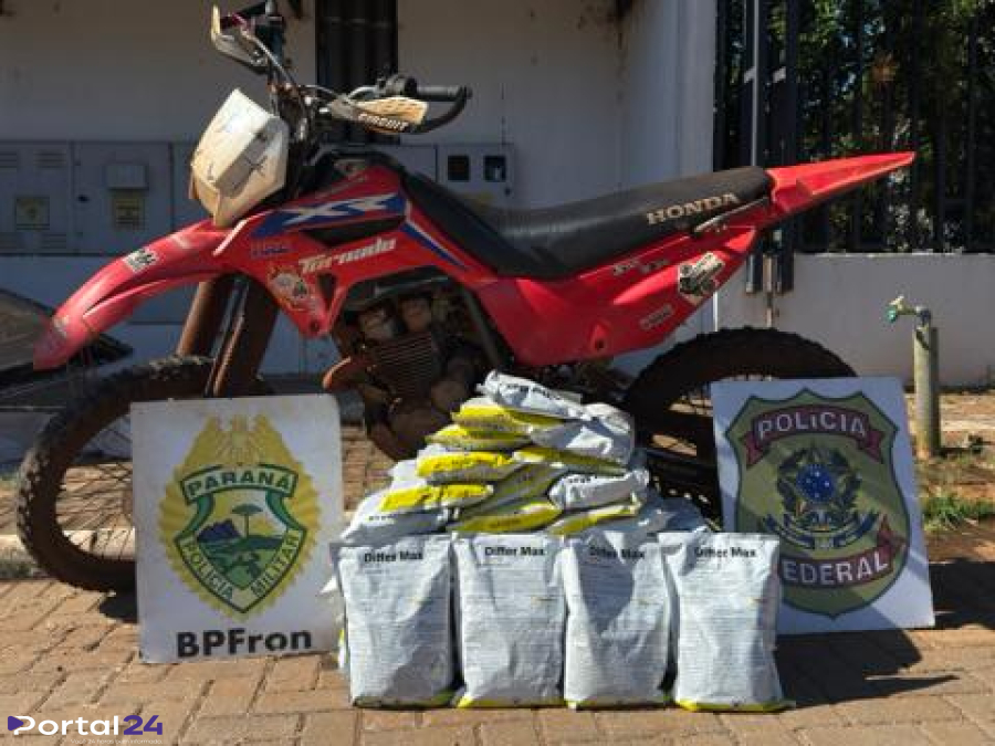 Apreensão de cigarros paraguaios e veículo é realizada por Polícia Federal e BPFRON em Guaíra