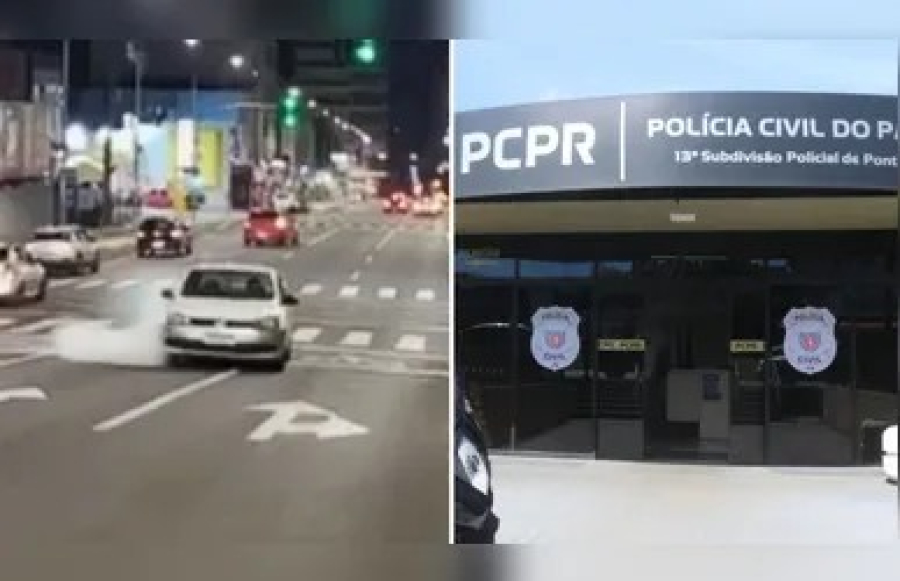 Motorista é indiciado por manobras perigosas e direção sem habilitação em Ponta Grossa